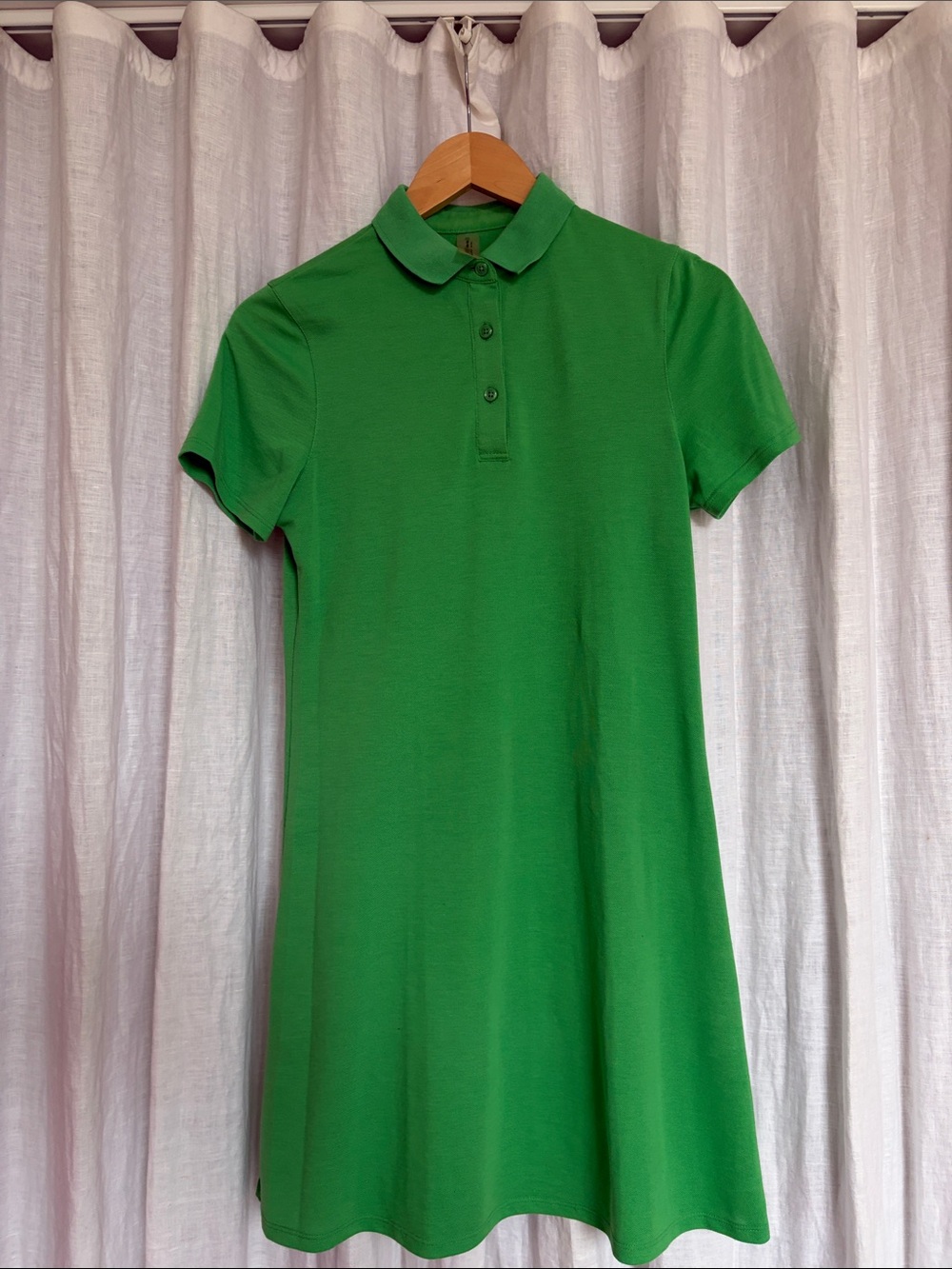 Outdoor Voices Green Polo Dress
